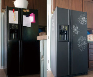 Spray Paint application-refrigerator